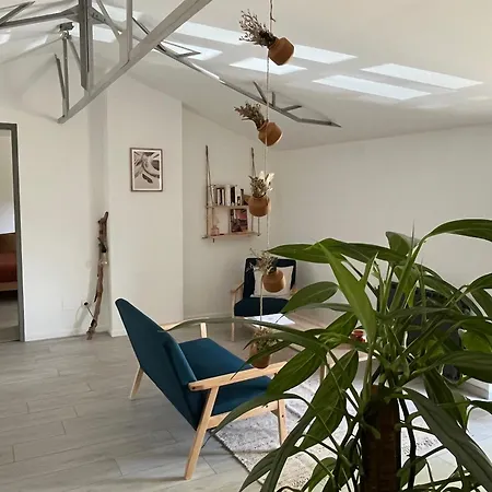 Gasthof Hozho Tempo -sous Les Toits, Espace Loft 66 M2 Ecofriendly & Slowlife Avec Pdj Inclus Grézet-Cavagnan